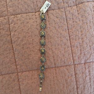 Brighton Geometric Gold and Silver Bracelet